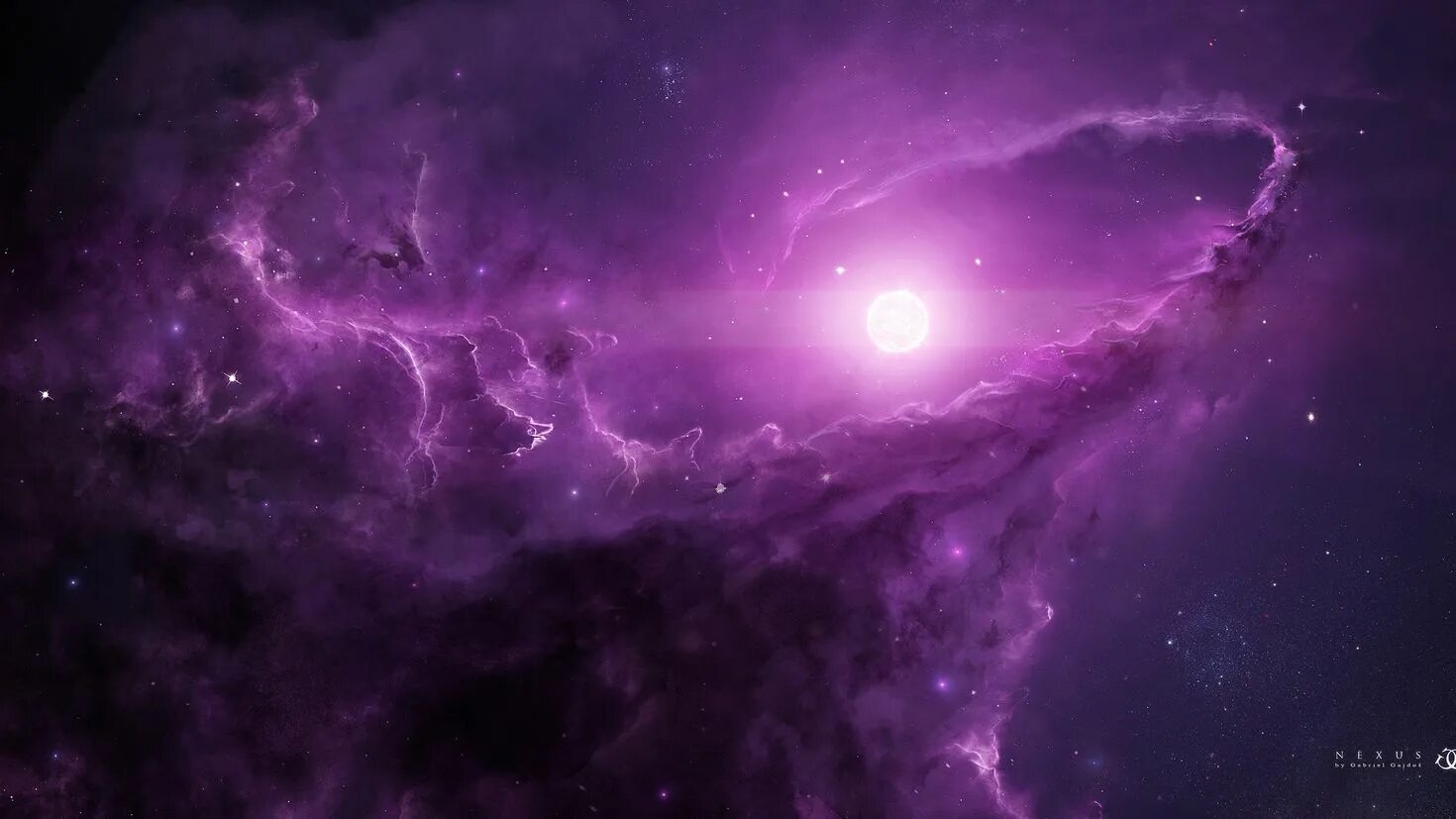ВОЙД Галактика. Фиолетовый космос. Космический фон. Красивый космос.