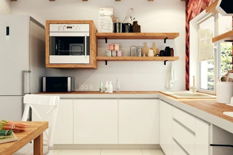 Проект кухни в доме ❤ 93 kitchen decorating models with the most desirable bar stools 81 Kitchen rem