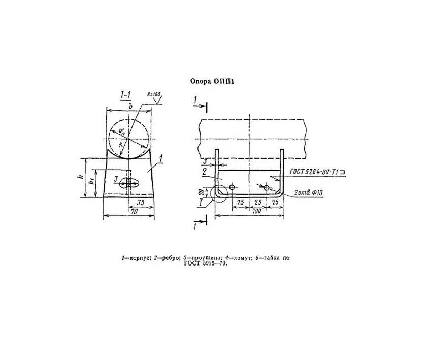 Опора подвижная скользящая опп1. Опора опп2 ОСТ 36-94-83. Опора подвижная опп2-100.57 для dn50. Опора подвижная ОСТ 36-94-83. 84 36 24 3
