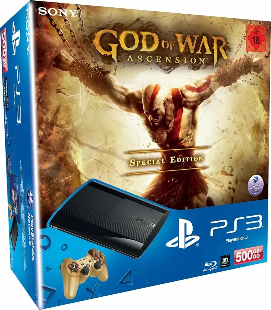 Смута игра купить ps5. Игровая приставка Sony PLAYSTATION 3 super Slim 500gb. Ps3 super Slim God of war3 Edition.