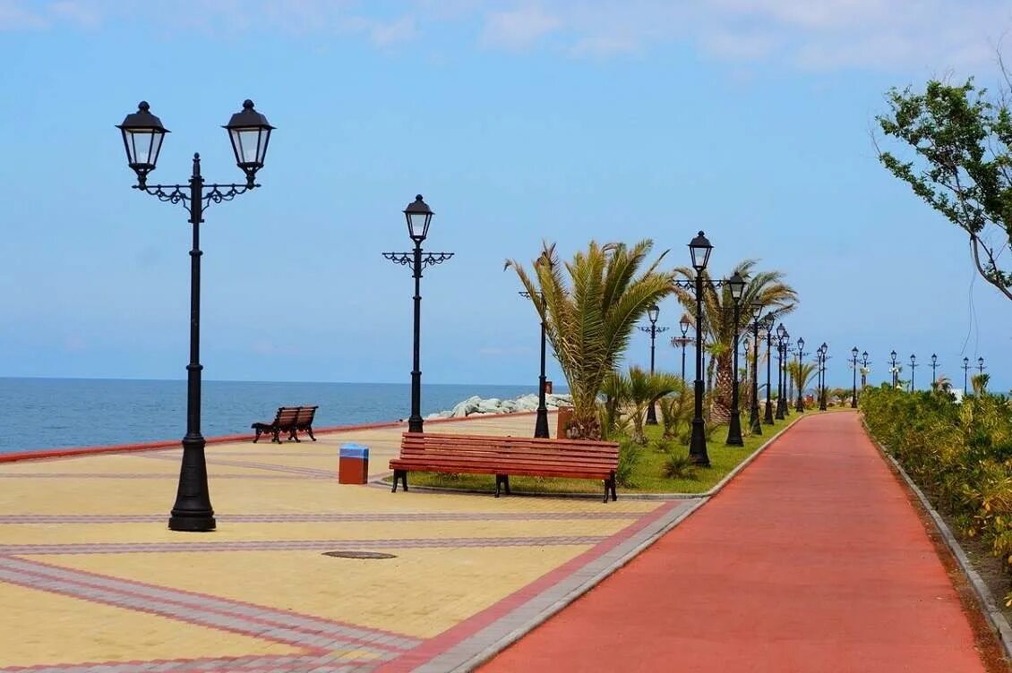 Парк на берегу моря
