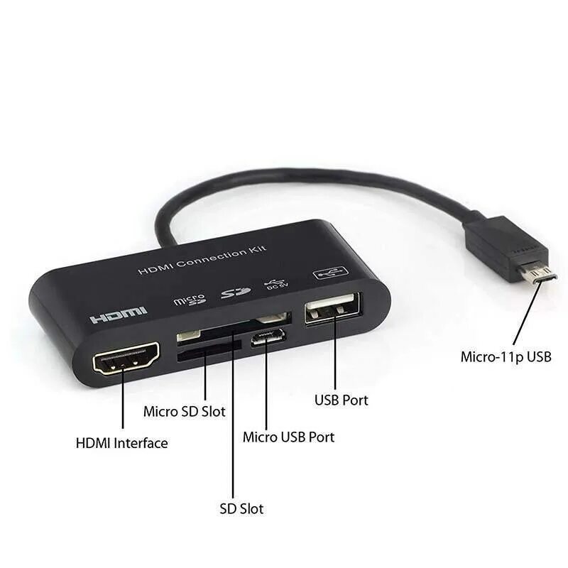 Кабель USB-HDMI (подключить смартфон к телевизору). Блютуз через HDMI адаптер. Micro HDMI для USB порта. Адаптер Micro USB-HDMI Hub. Подключить флеш карту