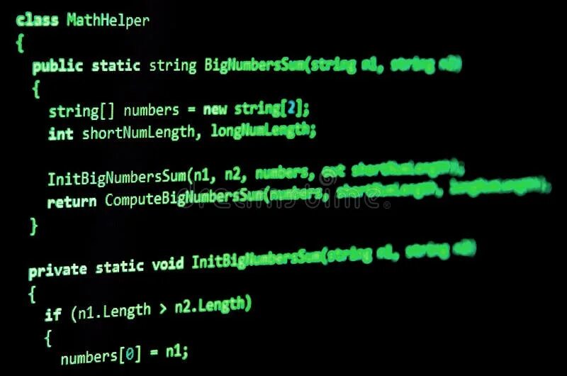 Text computer programming