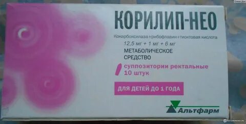 Корилип свечи инструкция