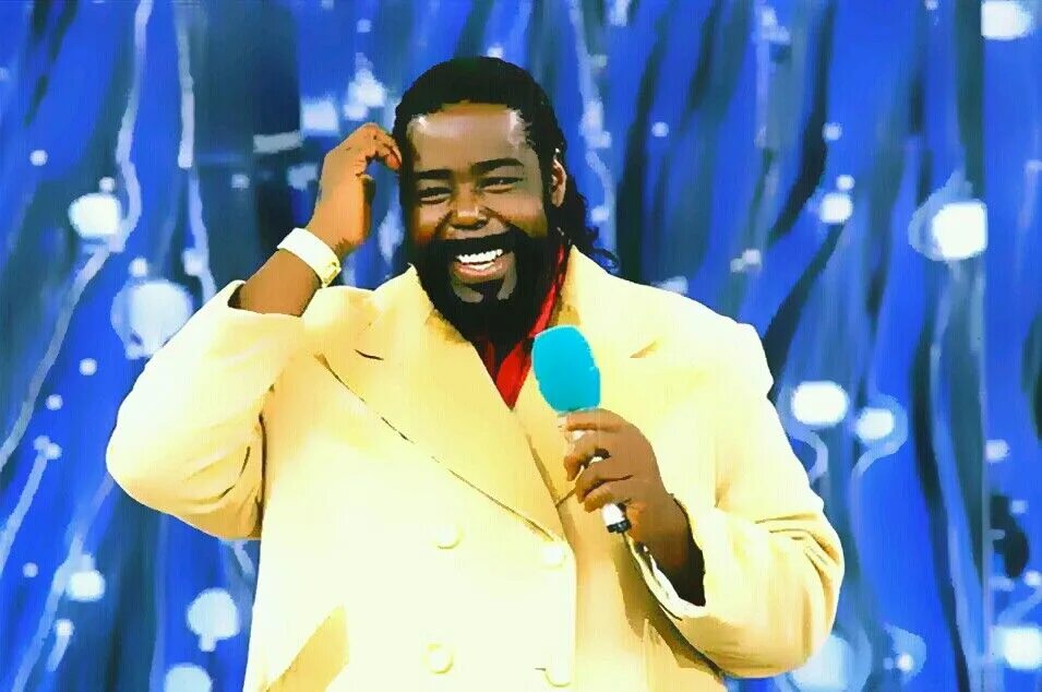 Барри уайт лучшее. Barry White 2003. Barry White в молодости. Barry White семья. Barry White в костюме.