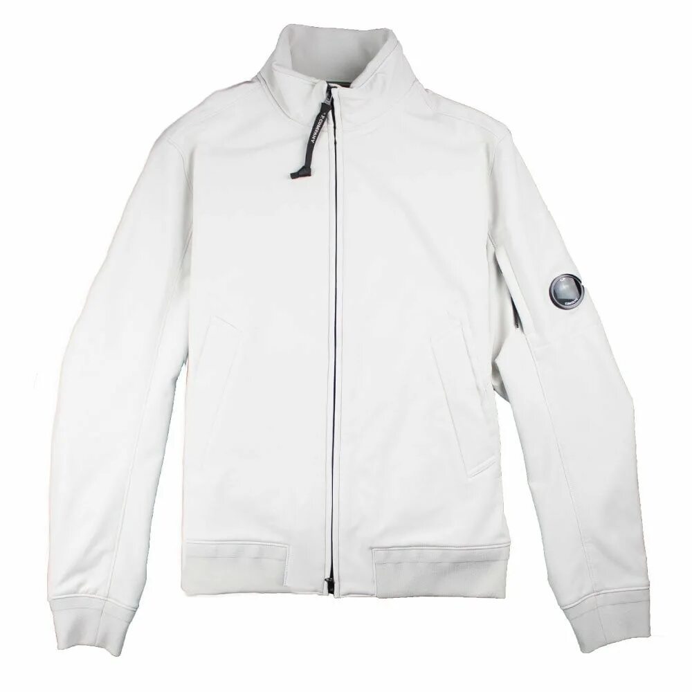 White jacket. C P Company белая Курта 19. Куртка с линзами.