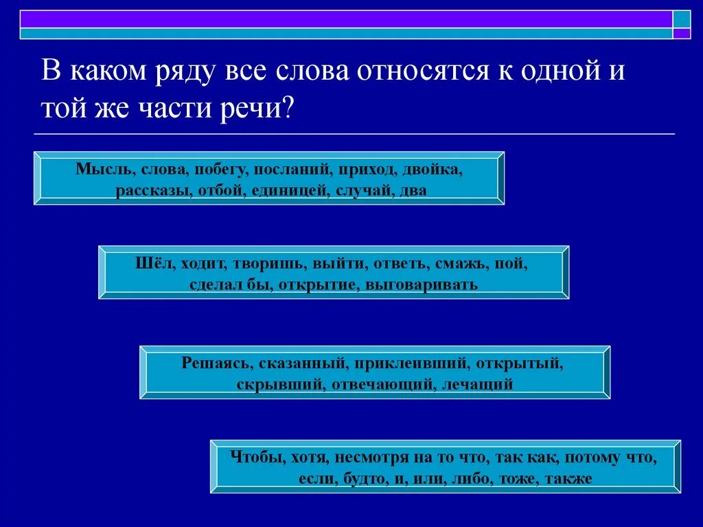 Какой частью речи является слово интересную. В каком ряду все части речи служебные. В каком ряду все слова одной части речи. Все части речи самостоятельные в ряду. В каком ряду все слова относятся к одной части речи.