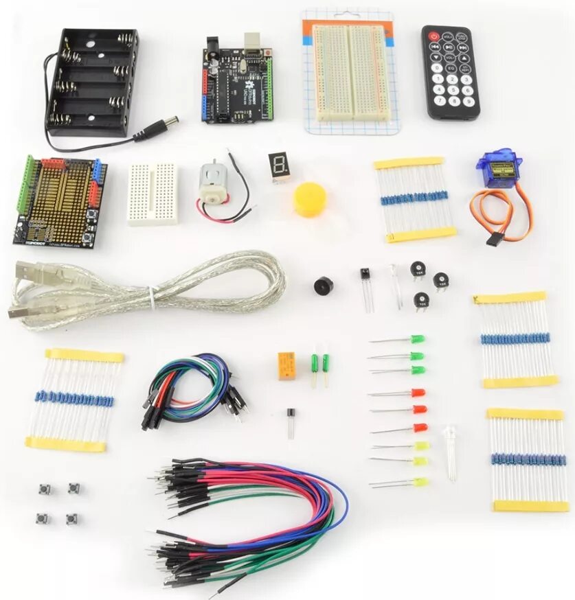 Электронный набор для сборки. Beginner Kit for Arduino DFROBOT. Комплект Education Arduino комплектация. Кит наборы для ардуино. Набор ардуино 3d.