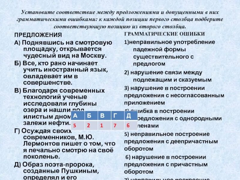 Найдите и исправьте ошибку положение более легче. Установите соответствие между грамматическими ошибками. Соответствие между грамматическими ошибками и предложениями. Установить соответствие между предложениями. Установите соответствие между грамм.