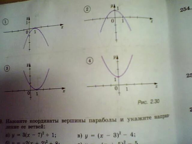 Для каждого графика укажите соответствующую формулу. У=0 на графике изображены. изобразить график функции у х7. для каждого графика укажите соответствующую ему функцию у 2/х.