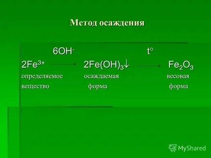 Дайте название основаниям fe oh 3