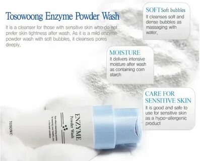 Enzyme washing powder