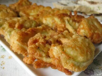 Кабачки в тесте на сковороде