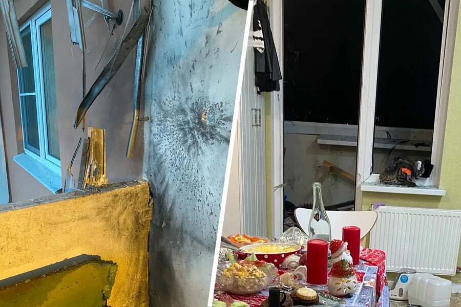 Выбило окна ветром. Дом взорвался. выбитое окно. вид из окна в новогоднюю ночь.
