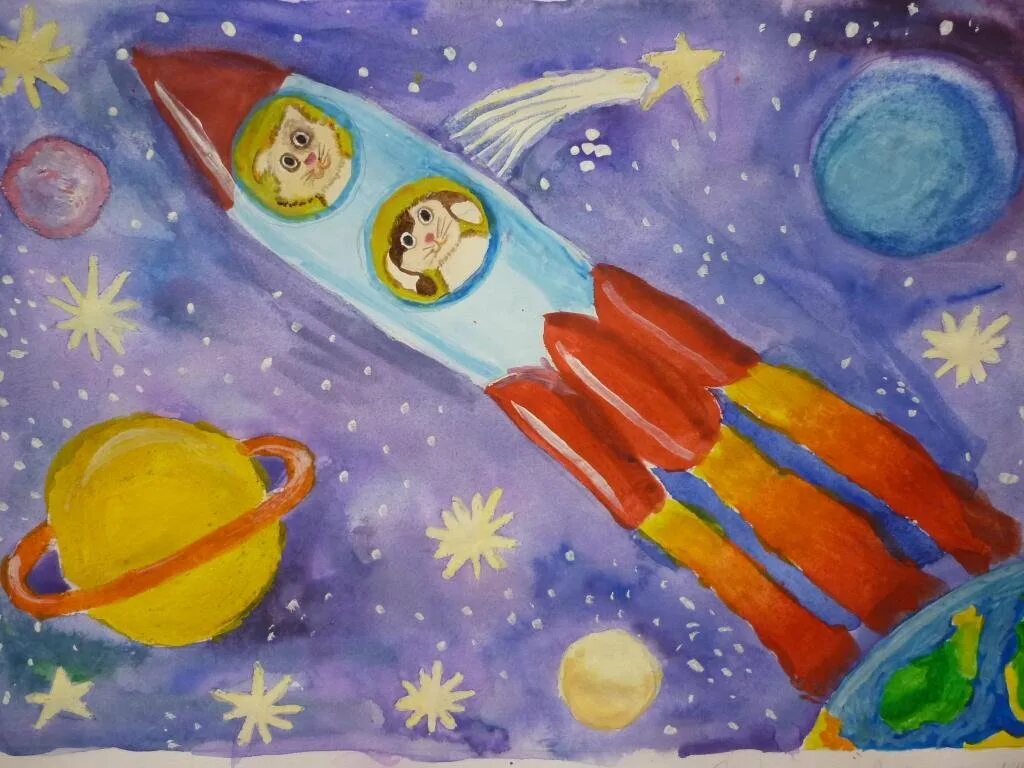 Космос для детей видео ко дню космонавтики. Рисование для детей космос. рисунок на тему космос. рисунок на космическую тему. рисование космос в детском саду.