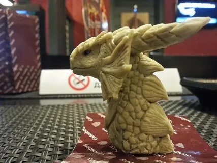 Дракончик из соленого теста