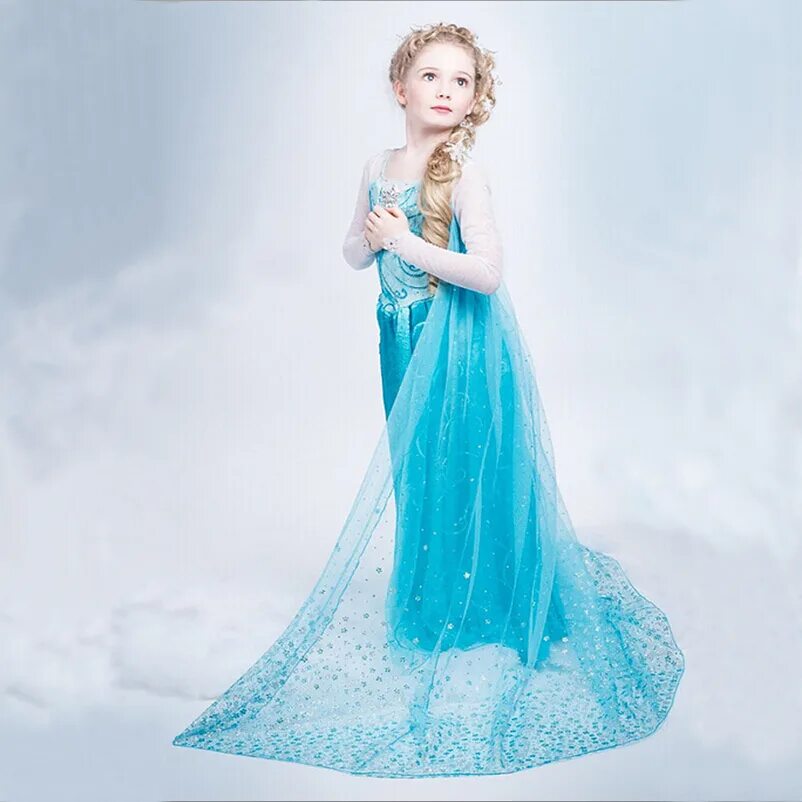 Платье эльзы холодное. Платье принцессы Эльзы Холодное сердце. Платье Эльзы для девочки 4 года.