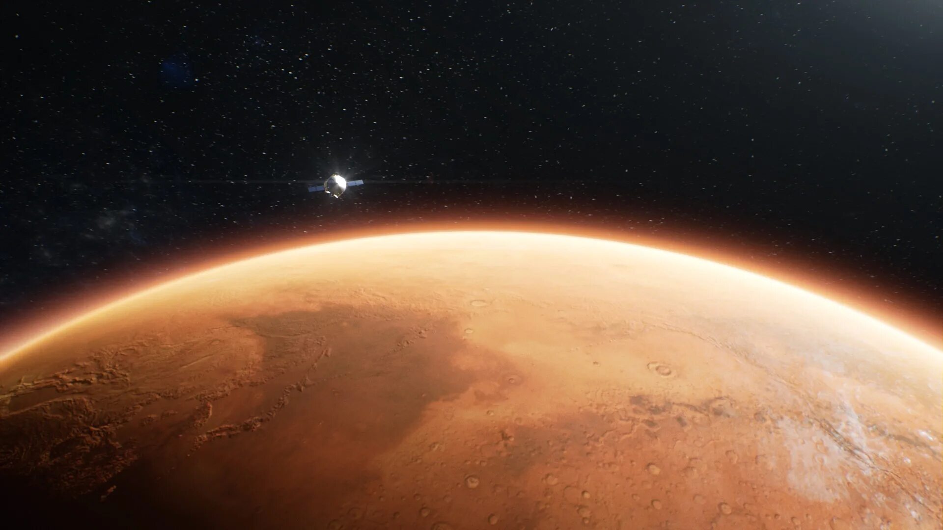 Орбита планеты марс. Восход на орбите Марса. Восход солнца с орбиты Марса. Фото солнца с орбиты Марса. Заселенный Марс с орбиты.
