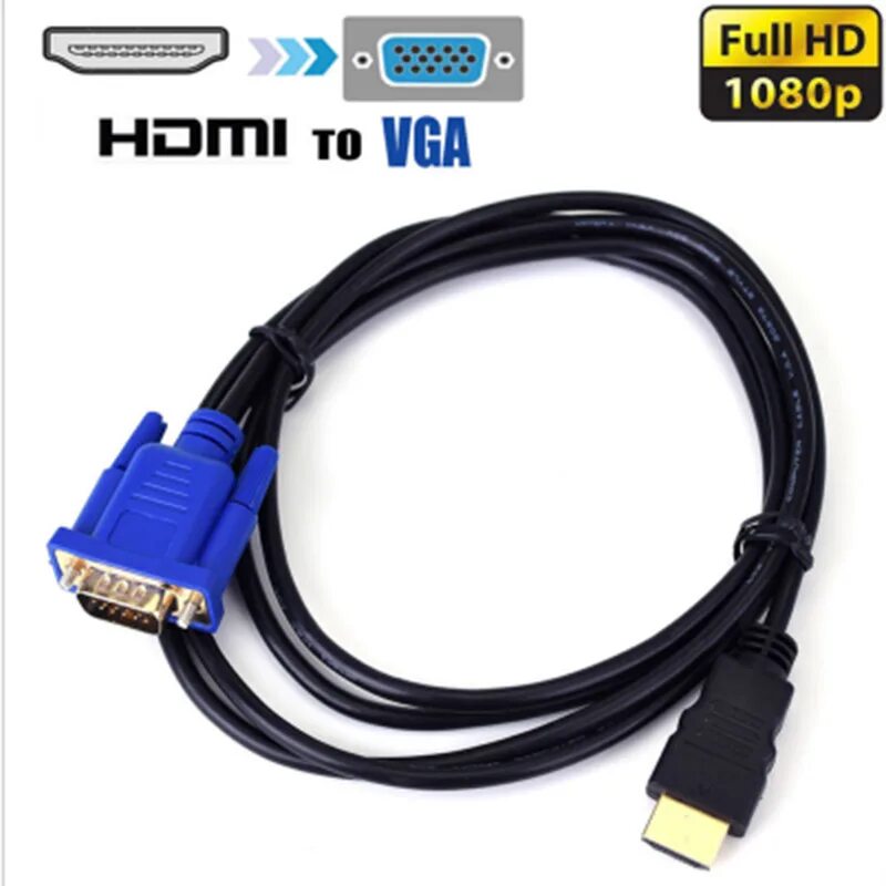 Купить адаптер для монитора. Кабель ВГА HDMI для монитора. ВГА кабель переходник на HDMI. Кабель-переходник VCOM HDMI (male) - VGA (male) 1080p@60hz, 1.8 метра, чёрный (cg596-1.8m).