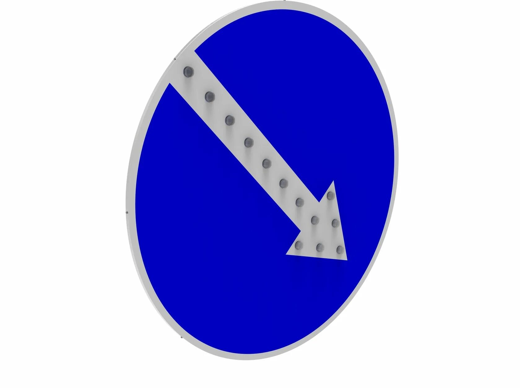 Дорожные знаки круглый синий. Светодиодные дорожные знаки СДЗ 4.2.1/2. Дорожный знак 4.2.1 (2 Тип, пл.а). Светодиодный дорожный знак 4.2.1, 4.2.2. Светодиодный дорожный знак 4.2.1.