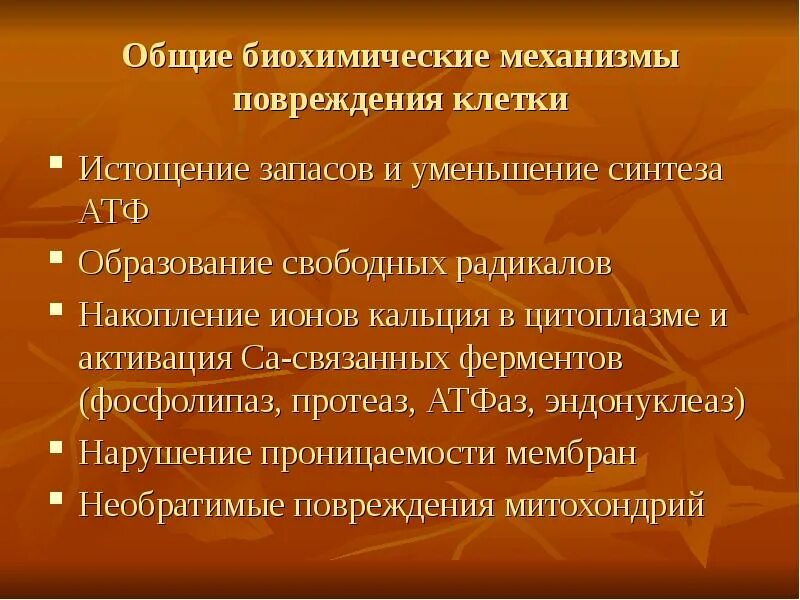 Общие механизмы повреждения. Механизмы повреждения клеток. общие механизмы повреждения клетки. обратимые повреждения клеток механизмы. биохимические механизмы.