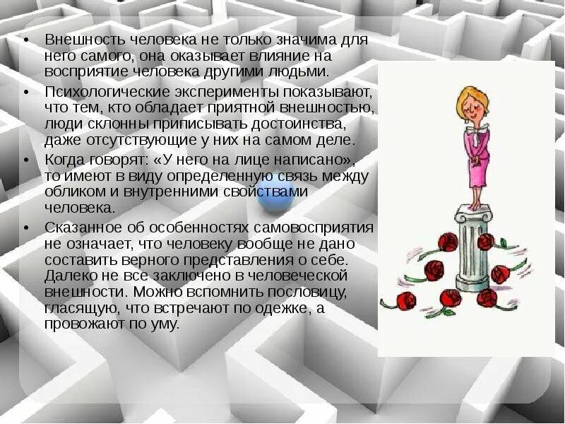 Внешность человека предложения. Качества внешности. Качества внешности человека. Влияние внешнего вида на людей. Внешность человека.