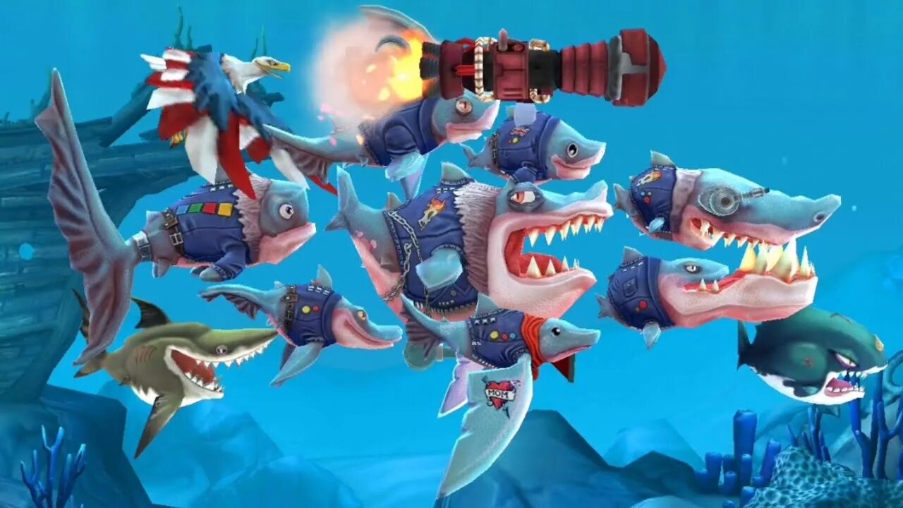 Хангри Шарк World. Hungry Shark World акулы. Акула из Хангри Шарк. Hungry Shark World стая. Hungry shark на пк