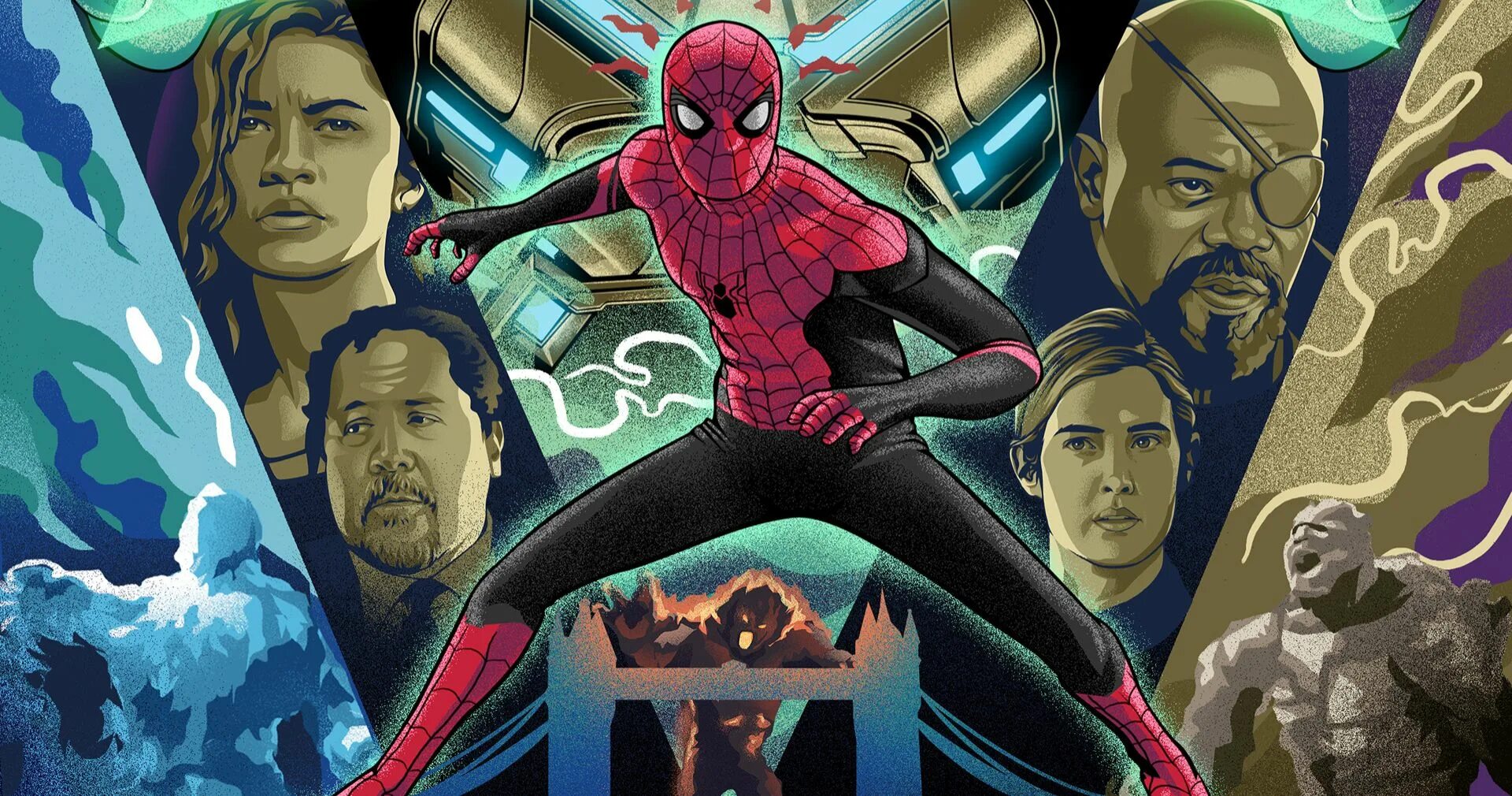 Spiders man running