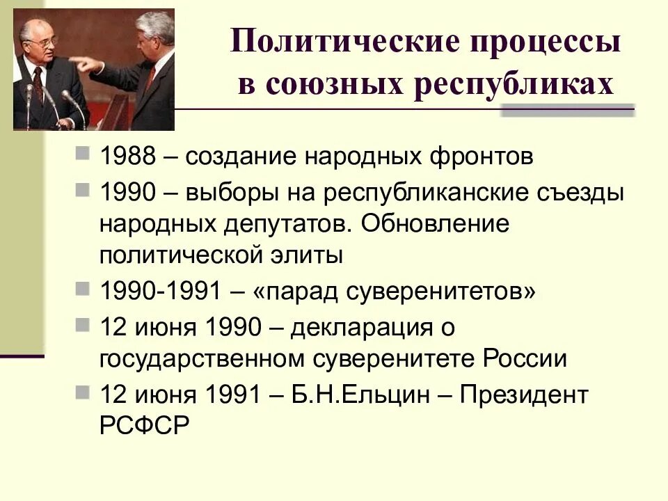 Судопроизводства союза сср и союзных. Политический процесс. политические процессы в ссср. выборы 1990 г.в союзных республиках. выборы 1990 года в ссср кратко.