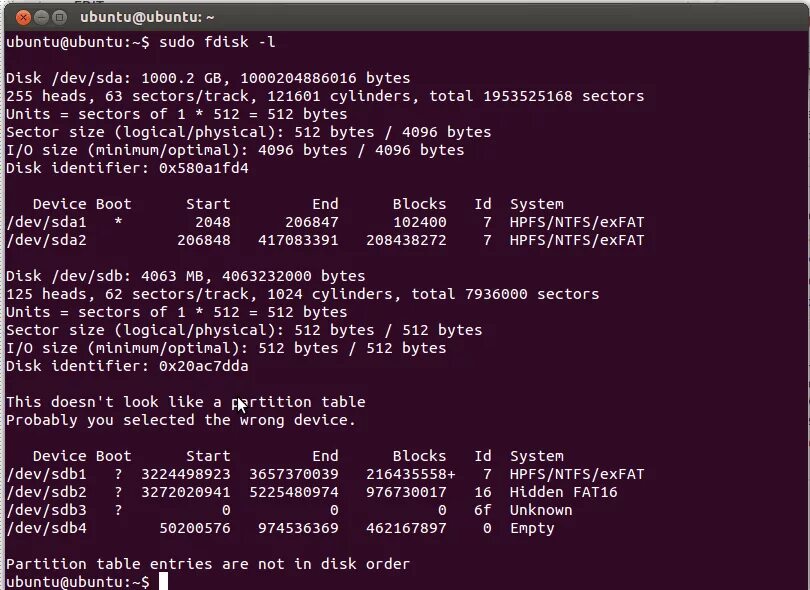 Input output error