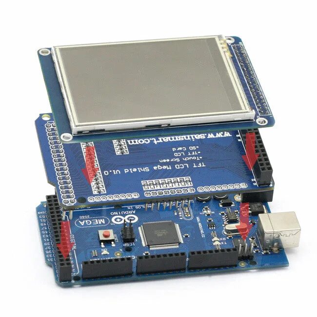 3.2 TFT LCD Shield for Arduino Mega 2560. 2.8 TFT LCD Shield. 3.5 TFT LCD Shield. Arduino Mega 2560 Shield. Tft shield