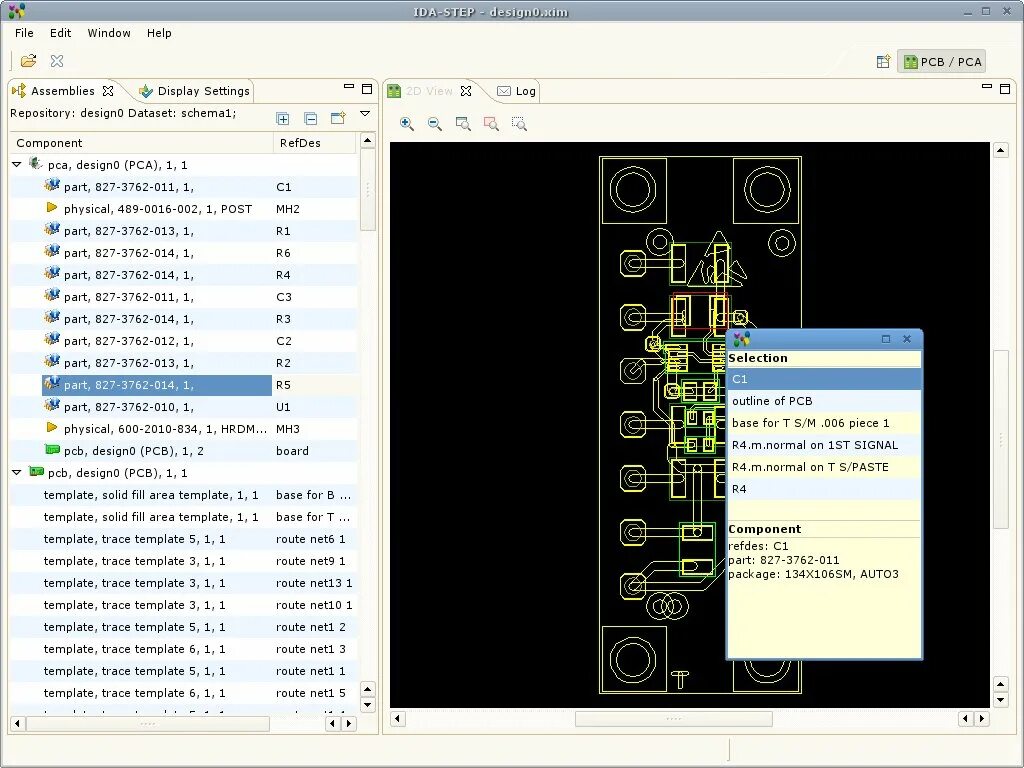 PCB viewer. Ida-Step. Step file. PCA GITHUB.