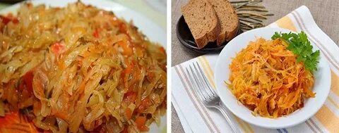 Тушим замороженные капусту
