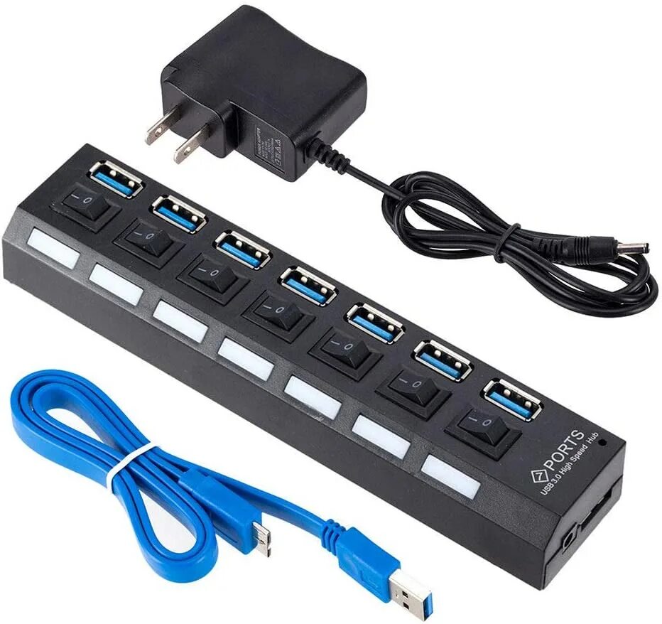 USB 2.0 Hub 7-Port блок питания. Разветвитель USB2.0 Hub 3 Port ext., Highpaq XH-008, К. Разветвитель USB 2.0 Hub Hi-Speed 4 порта. 7 Ports USB 2.0 High Speed Hub блок питания. Usb хаб с питанием