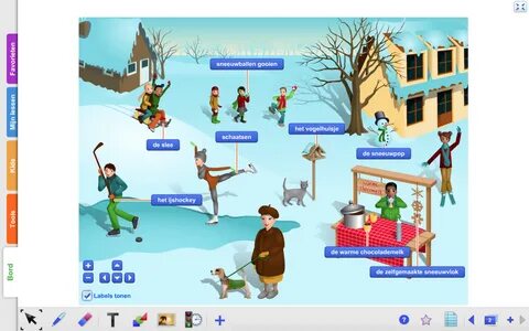Игра зимние слова