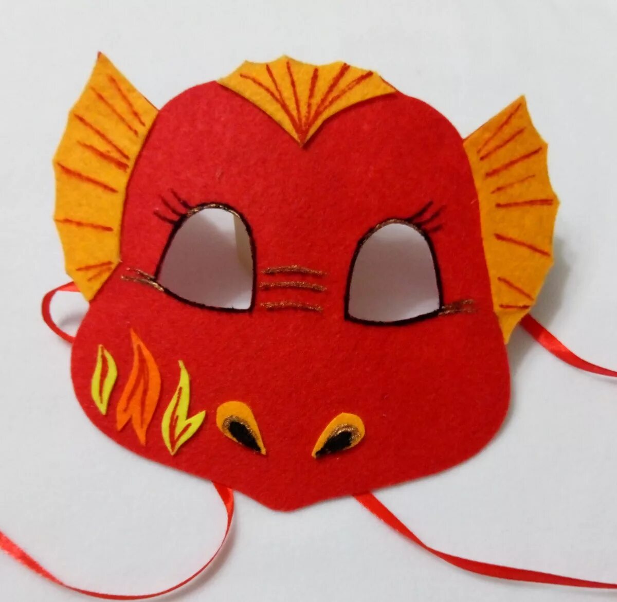 маска лисы из фетра. новогодняя маска поделка. новогодние маски для детей. детские маски своими руками. карнавальные маски для детей.