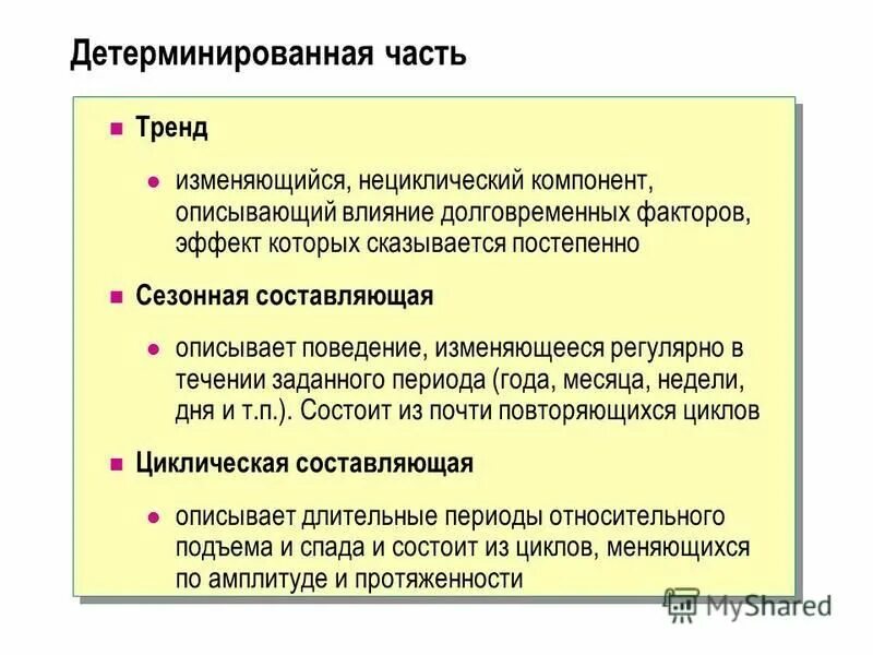 Детерминированный ряд