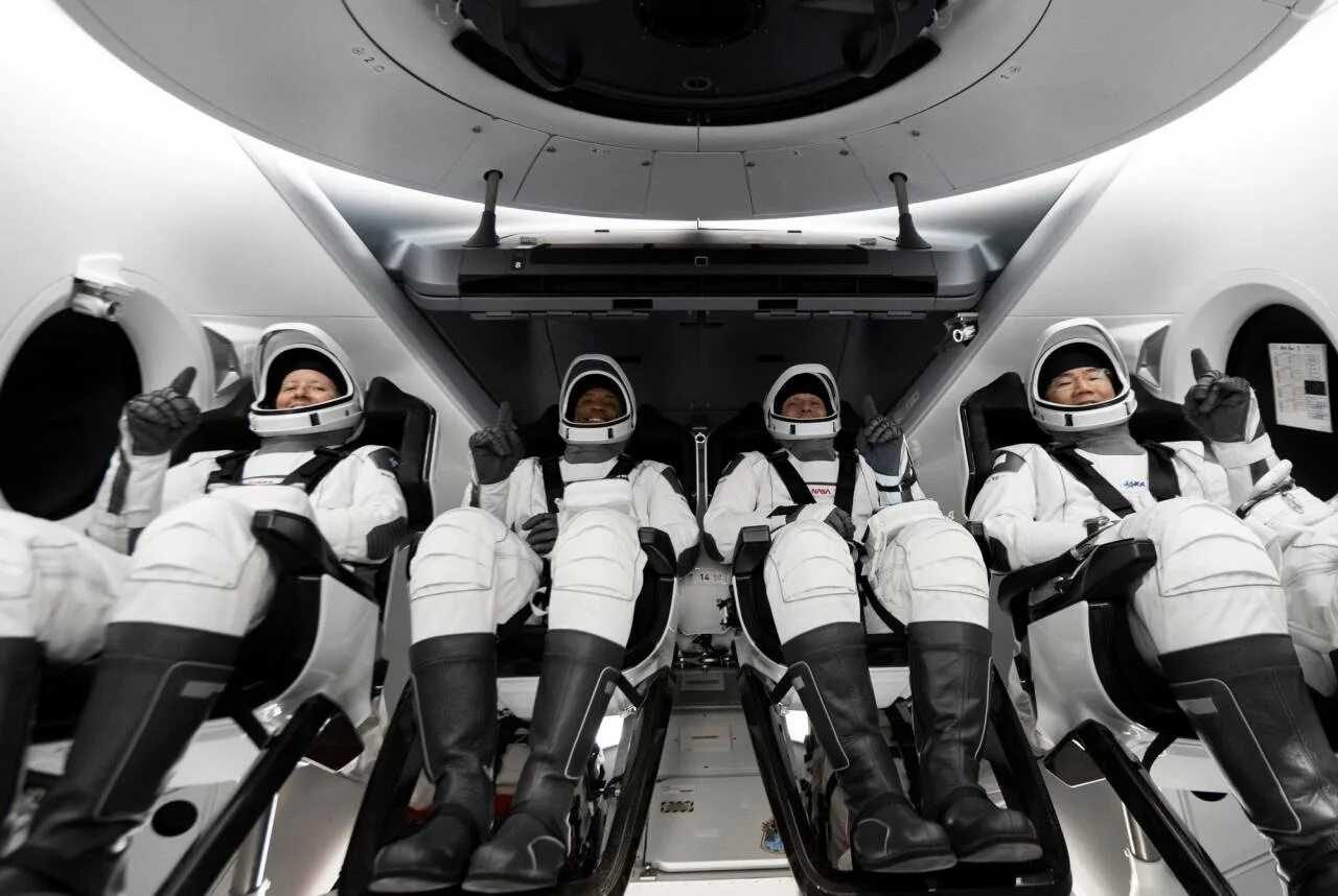 Крю драгон космический корабль. Космический корабль SPACEX Crew.