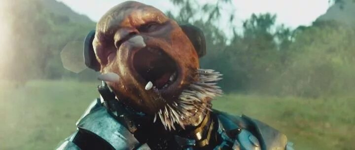 Create meme "Orgrim Durotan Warcraft movie, battleship movie aliens, Warcraft 20