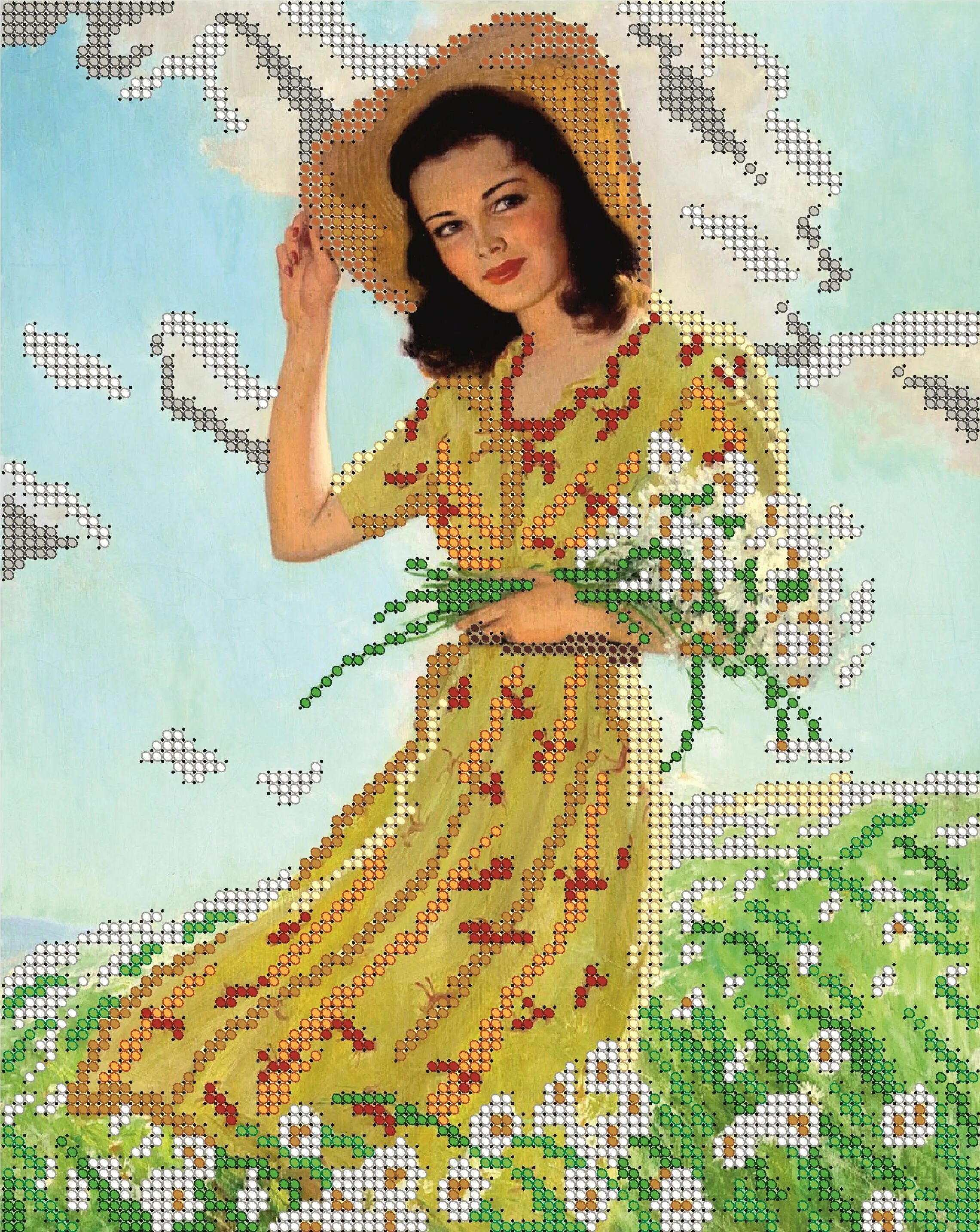 Брошь лицо. Вышивка бисером женщина. Вышивка бисером балерина. Девушка бисера. Панно девочка.