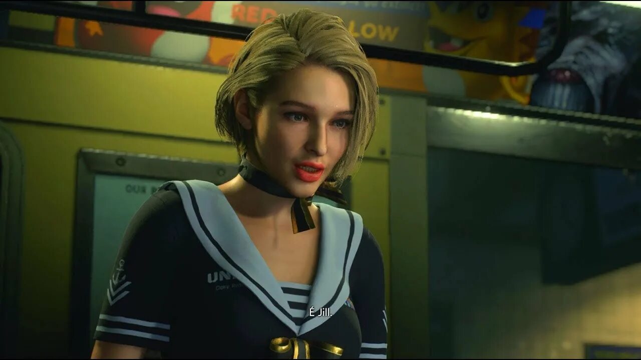 Jill s a far. Resident Evil 3 Jill Stars. Re3 Remake Jill Stars. Jill re3 Remake Stars Rocket. Re3r Jill Navy.