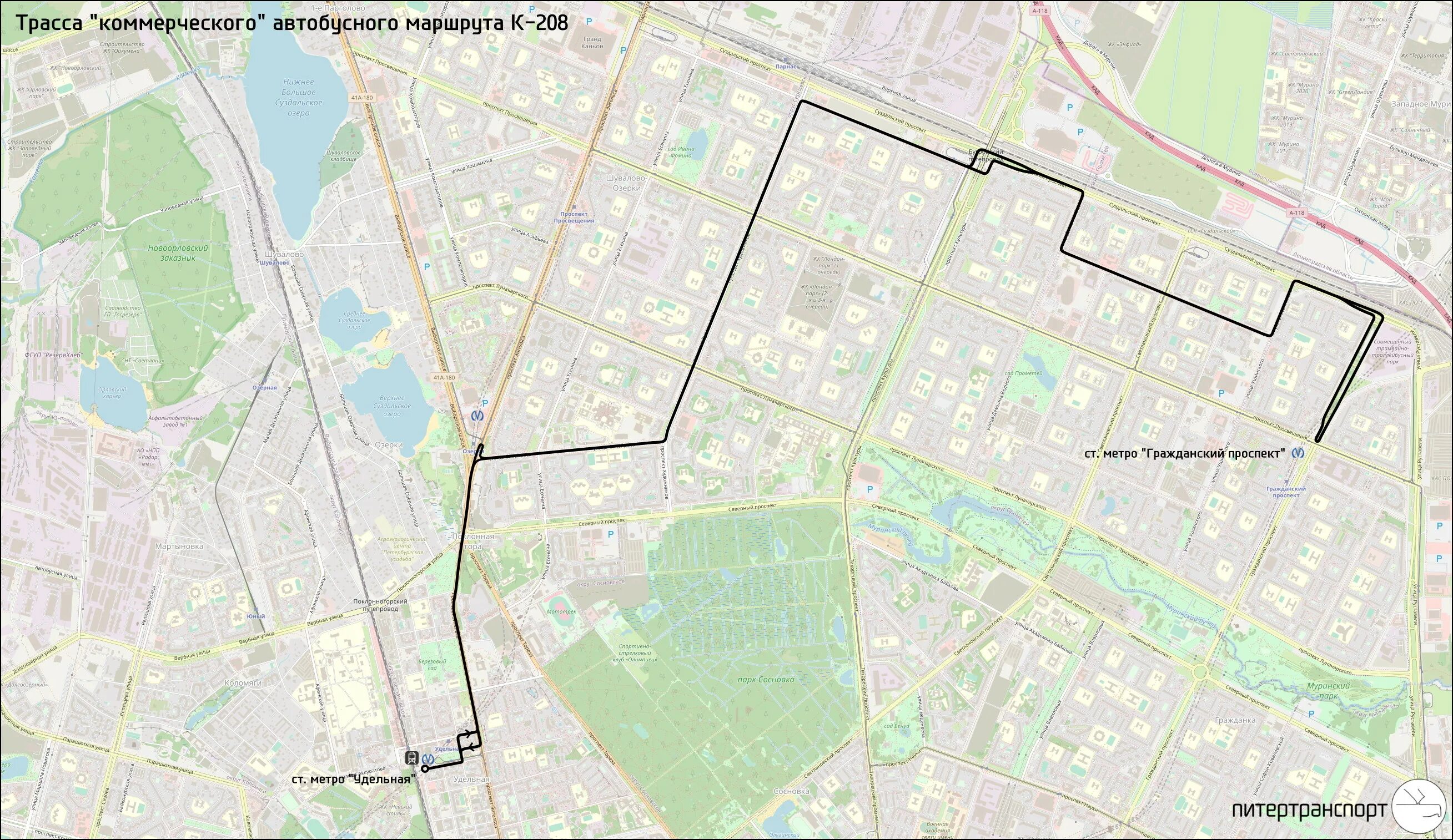 Маршрутки от метро Удельная. Маршрут 271 автобуса СПБ. Парк у метро Гражданский проспект. 271 Маршрутка СПБ маршрут на карте. Маршрут 271 автобуса на карте с остановками