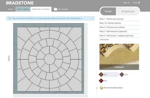 the website page for bradstones is shown with images of sand and stones in ...