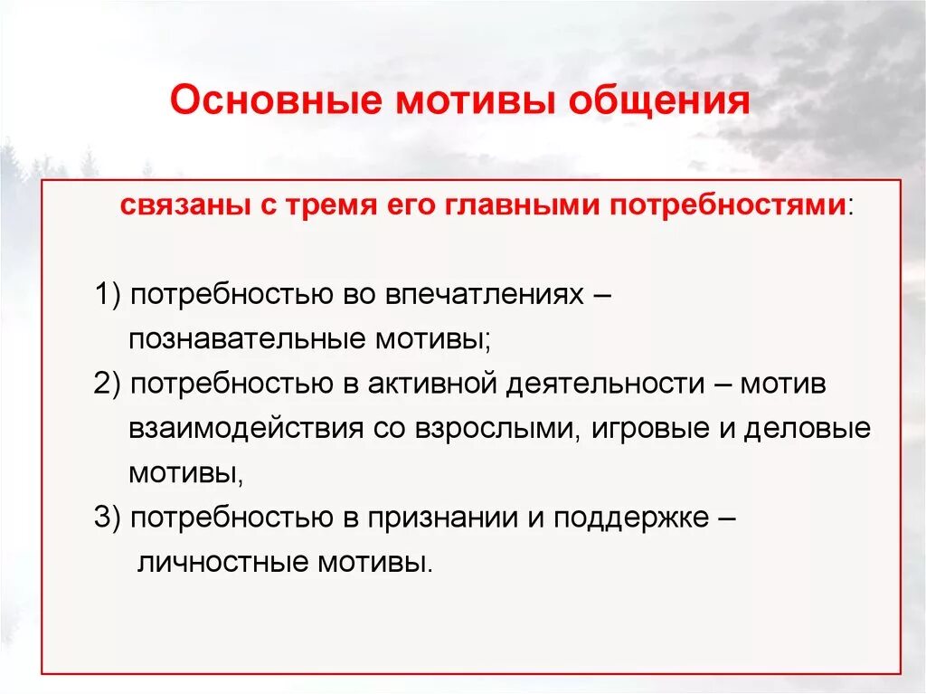 Потребности и мотивы общения. Мотивы общения. Личностный мотив общения. Основные мотивы общения. Мотивация общения.