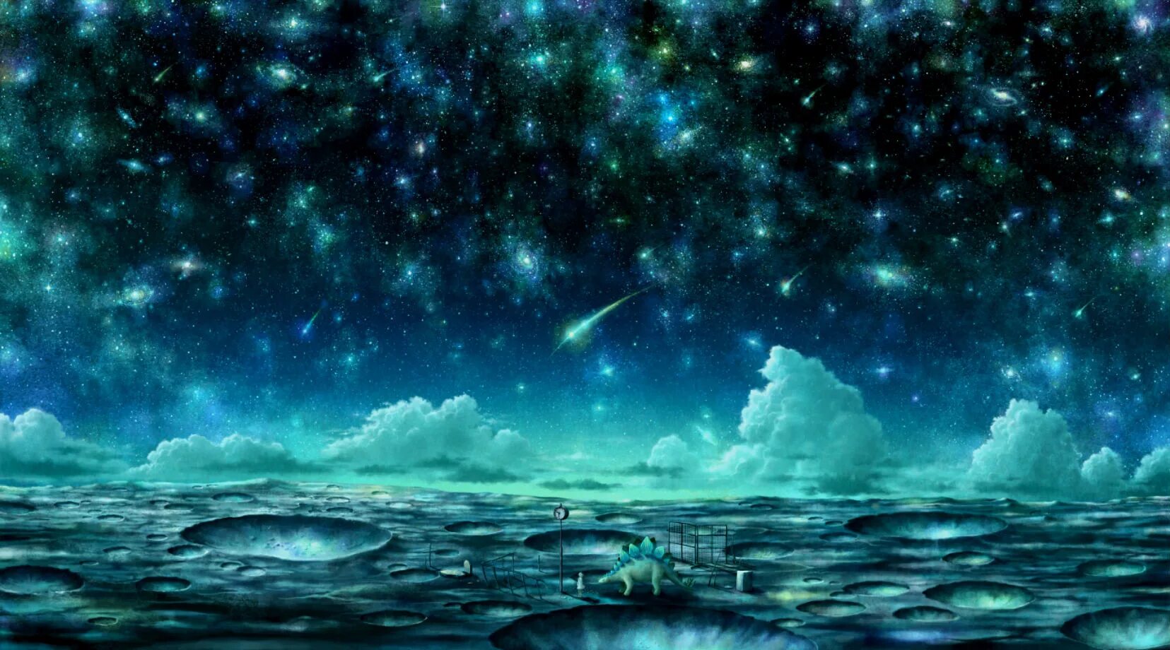 Живые обои star. Космический пейзаж. Фантастическое ночное небо. Сказочное небо. Сказочный космос.