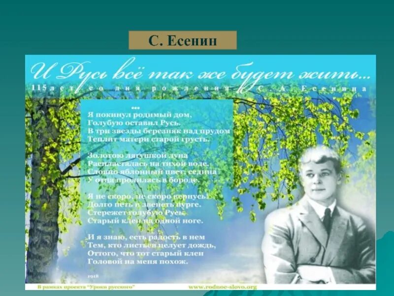 Я покинул родимый дом основная мысль стихотворения. Есенин в три звезды Березняк над прудом. Есенин серебряный век. Есенин я покинул. Я покинул родимый дом Есенин.