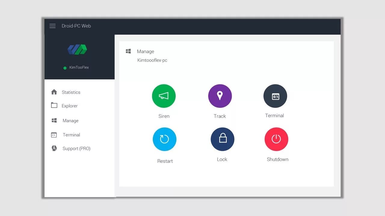 Droid PC Modern FLat UI - Bunifu UI 1.5.3 - Winforms - YouTube