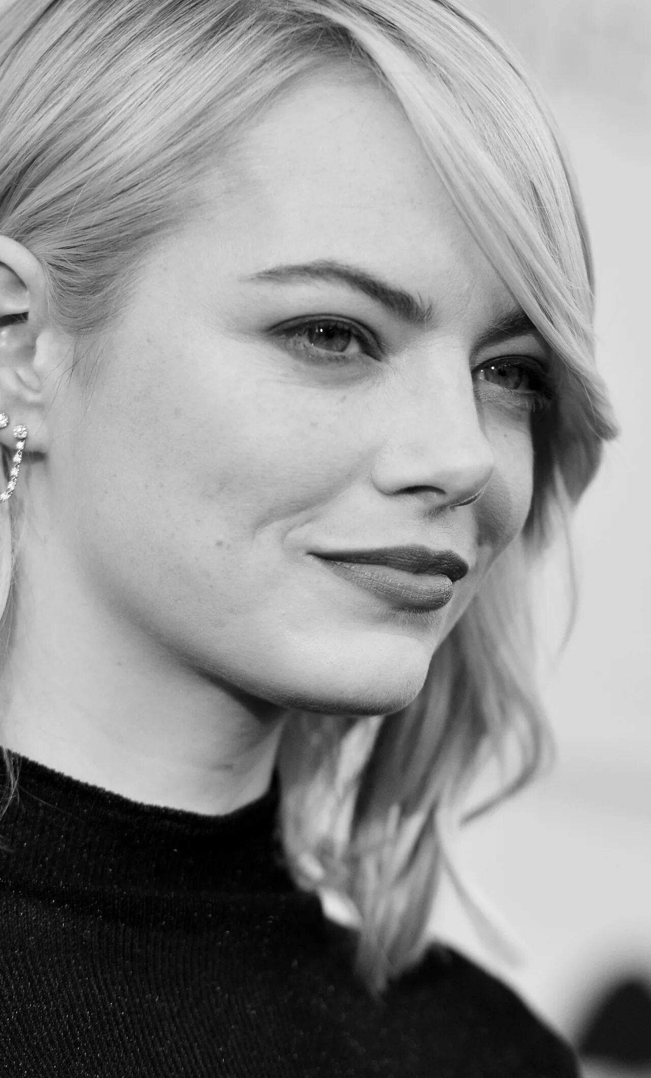 Emma Stone Black and White. Стоун 2017