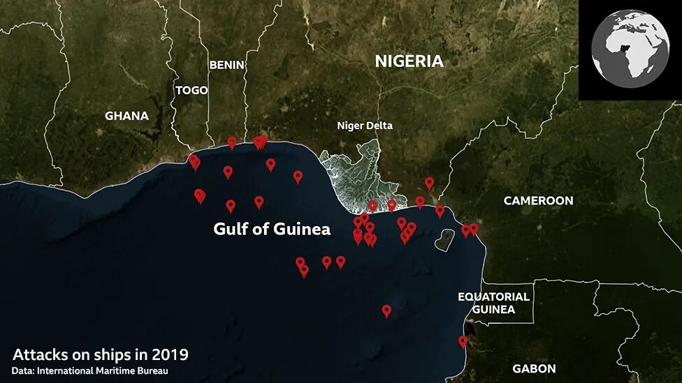 Карта пиратских нападений в Гвинейском заливе. Месторождение нефти Гвинейский залив. Карта нападения пиратов. Гвинейский залив пираты карта.