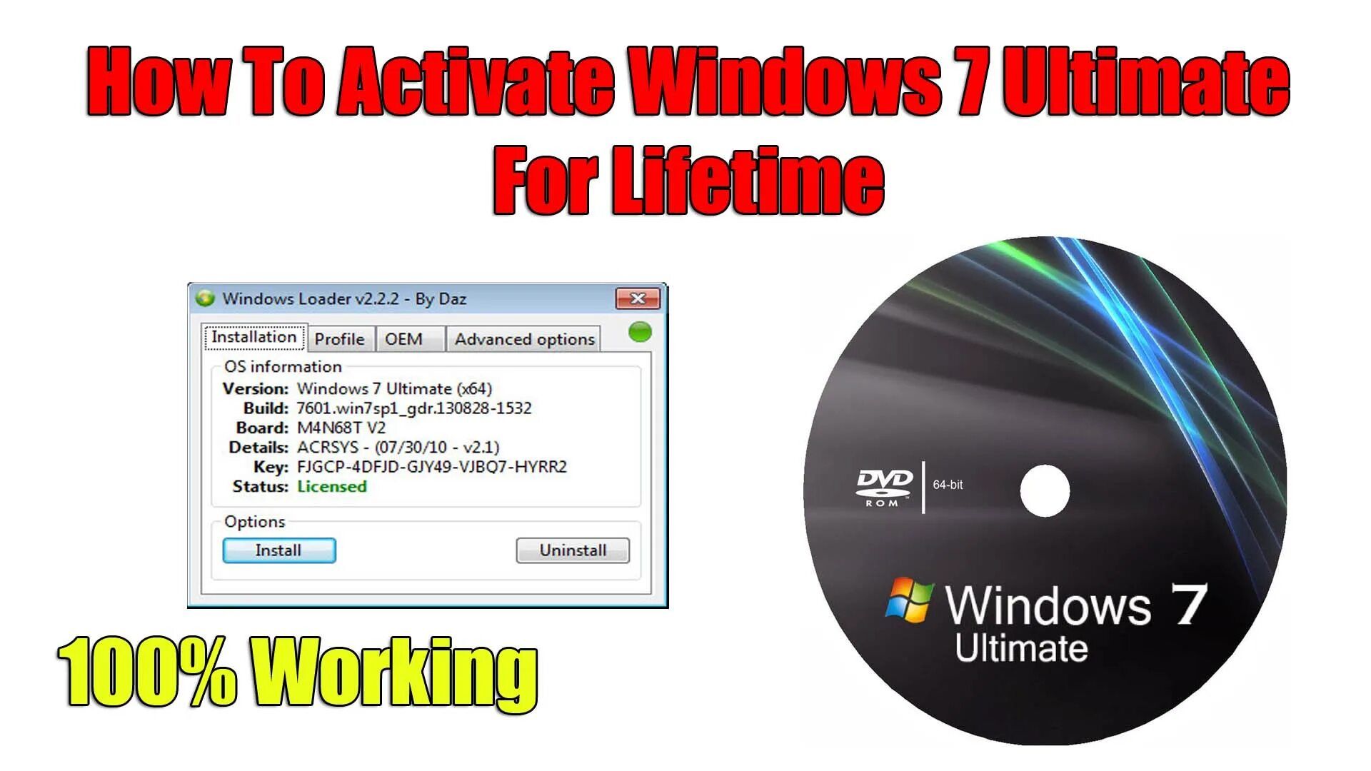 Активация виндовс сборка 7601. Виндовс лоадер. Windows Loader 2.2.2 by Daz. Windows 7 сборка 7601. Активатор виндовс 7 64 бит.